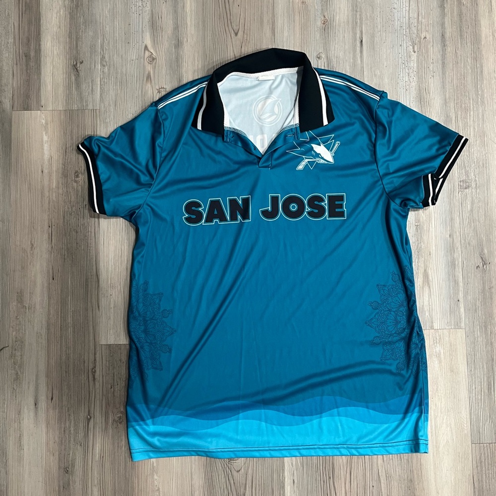 San Jose Sharks Indian heritage cricket tribute shirt
